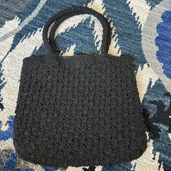 EXPRESS Mini Tote with Delicate Embroidery/Stitching - Picture 2 of 4